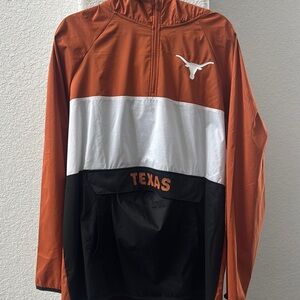 Texas Longhorns Orange and Black Windbreaker